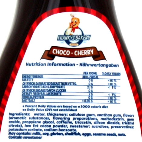 Franky's Bakery Zerup Chocolate Cherry 