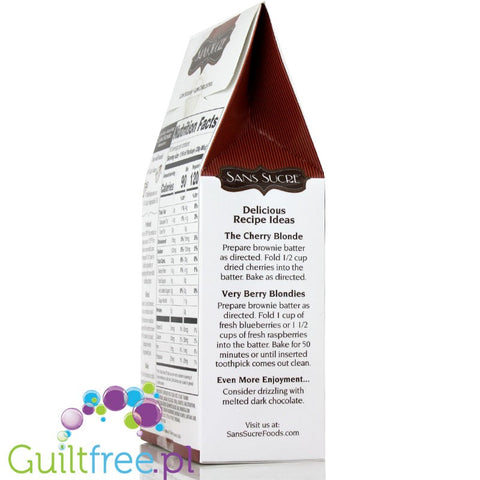 Sans Sucre Sugar free, Gluten free Blondie Mix with Stevia 