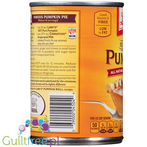 Libby's Canned Pumpkin Filling - 100% pure pumpkin