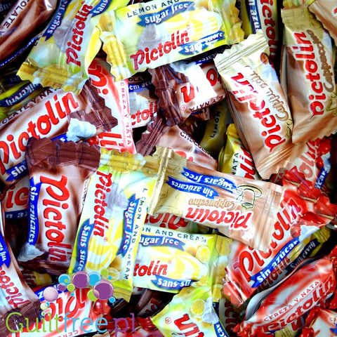Pictolin sugar-free candy, contains sweeteners