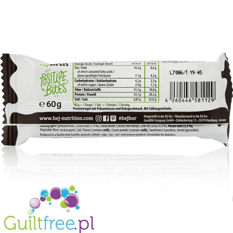 HEJ Nutrition Protein Bar Cookies & Milk
