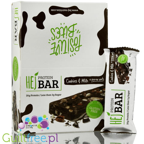 HEJ Nutrition Protein Bar Cookies & Milk