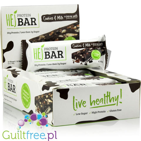HEJ Nutrition Protein Bar Cookies & Milk