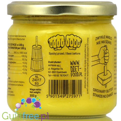 Diet Food bio ghee clarified butter
