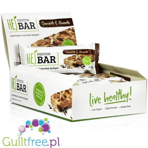 HEJ Nutrition protein bar Chocolate & Almonds