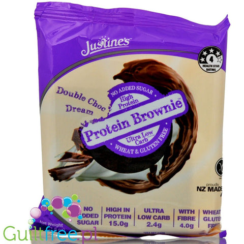Justine's Cookies Protein Brownie Double Choc Dream