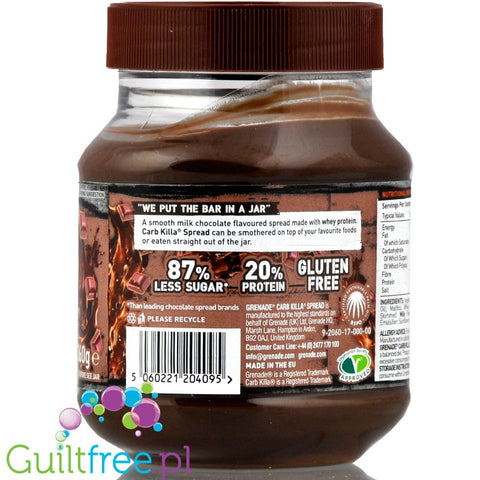 Grenade Carb Killa Protein Spread Milk Chocolate