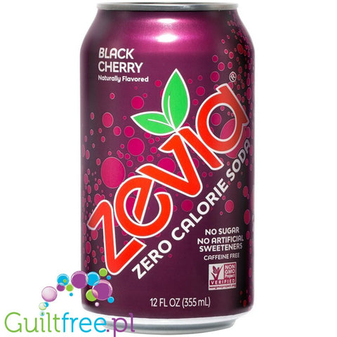 Zevia Black Cherry with steva & erythrit