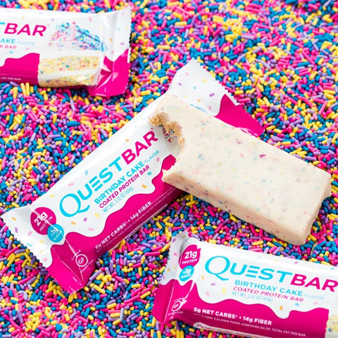 Quest Bar Birthday Cake