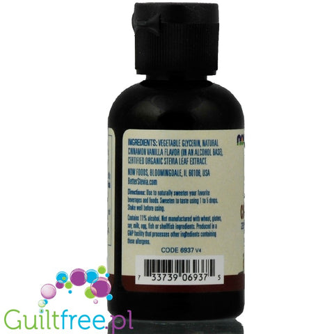 Better Stevia Cinnamon & Vanilla liquid sweetener  with stevia