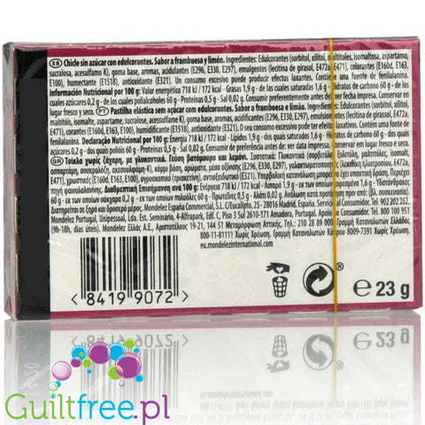 Trident Max Raspberry & Lemon guma do żucia bez cukru