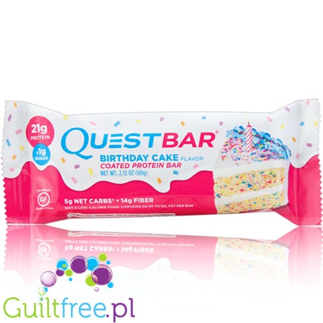 Quest Bar Birthday Cake pudełko x 12 batonów