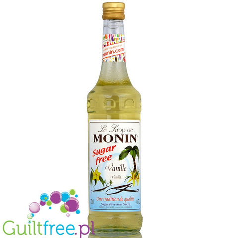 Monin sugar free syrup, Vanilla 0,7L