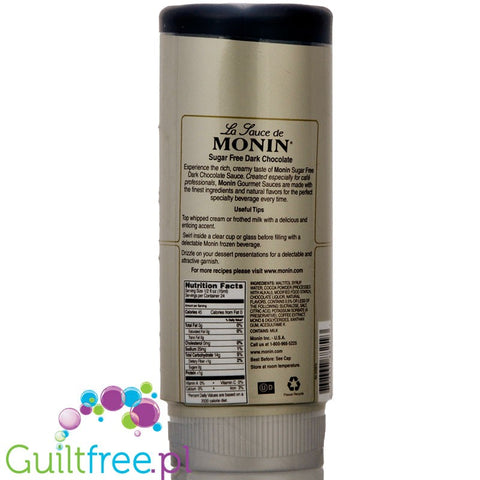 Monin Sugar Free Dark Chocolate Sauce