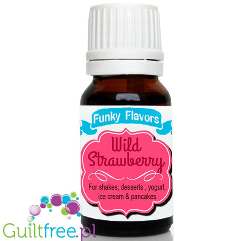 Funky Flavors Wild Strawberry for shakes, desserts, yoghurt, ice cream & pancakes