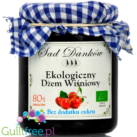 Sad Danków, no sugar added organic blueberry jam