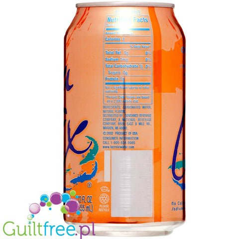La Croix Orange Sparkling Water