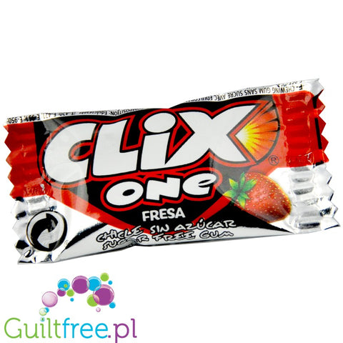 Clix One Daiquiri Chocolate-lime-strawberry-flavored chewing gum