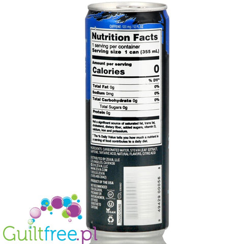 Zevia Energy Cola natural energy drink with stevia
