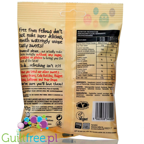 Free From Fellows Rhubarb & Custard 70g