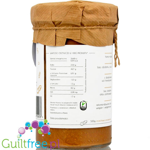 Orzechownia home made peanut butter with dates salted caramel 0,5kg