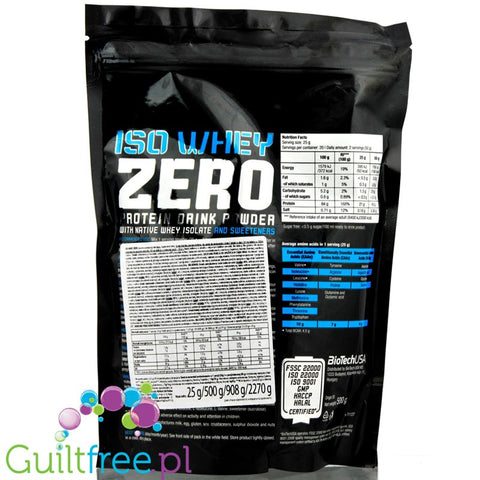 BioTech USA Iso Whey Zero Chocolate & Toffee 0,5kg