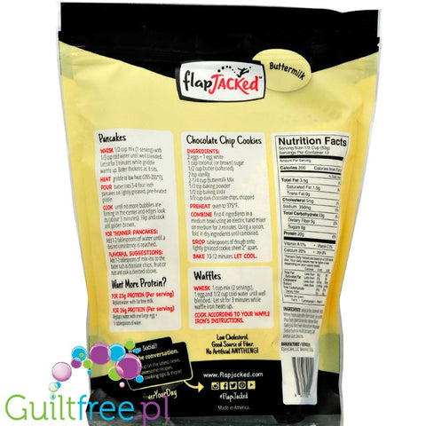 FLapJacked Protein Cookies Buttermilk and Coconut, 30g Protein