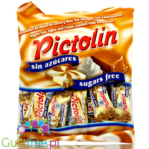 Pictolin sugar-free candy, contains sweeteners