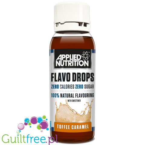 Applied Nutrition Flavo Drops Toffee & Caramelsugar free, fat free liquid flavor