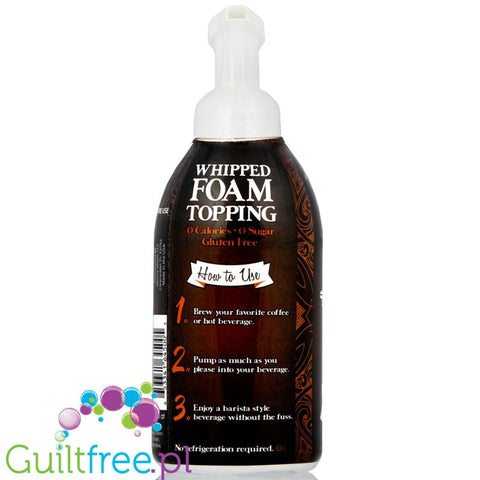 Skinny Syrups Sugar Free Whipped Latte Foam Topping - Chocolate Peppermint