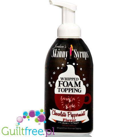 Skinny Syrups Sugar Free Whipped Latte Foam Topping - Chocolate Peppermint