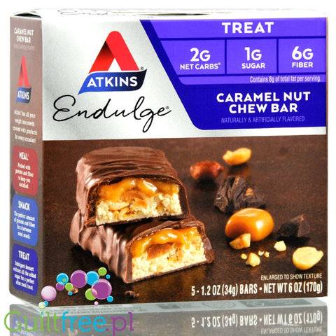 Atkins Treat Endulge Caramel Nut Chew Bar