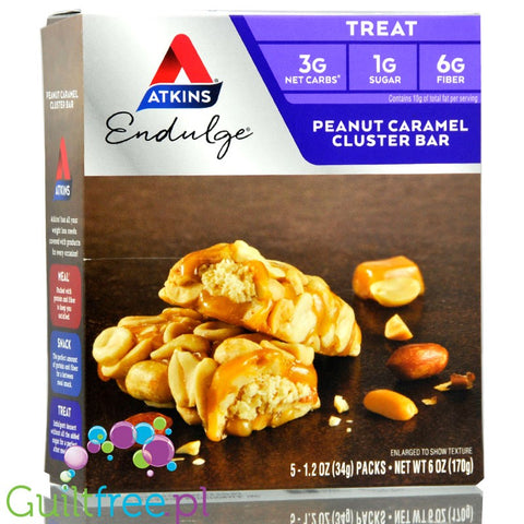 Atkins Treat Endulge Peanut Caramel Cluster 