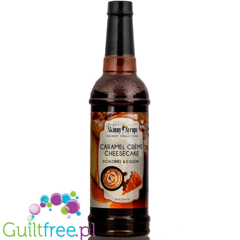 Jordan's Skinny Syrups Caramel Crème Cheesecake sugar free & calorie free coffee syrup