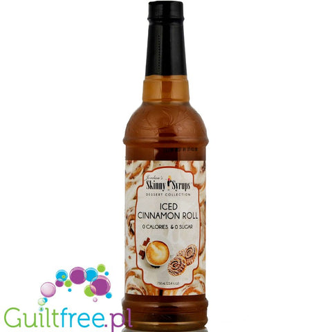 Jordan's Skinny Syrups Iced Cinnamon Roll sugar free & calorie free coffee syrup