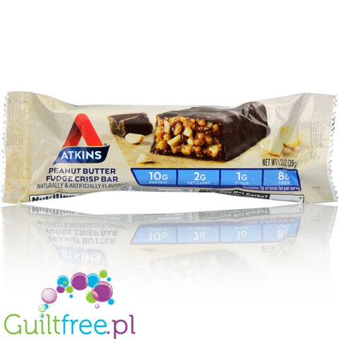 Atkins Snack Peanut Butter Fudge Crisp box