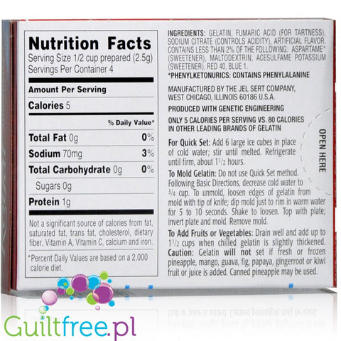 Royal Gelatin Cherry Sugar Free 0.32oz