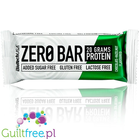 Biotech Zero Bar Chocolate - Hazelnut