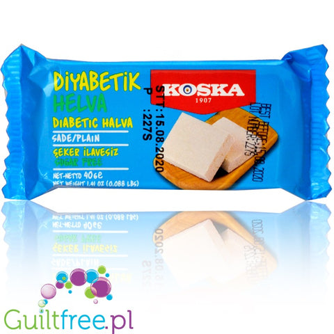Koska Vanilla flavor sugar free chalva, 9 x 40g