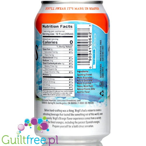 Virgil's Zero Sugar Free - Black Cherry Soda 12oz (355ml)