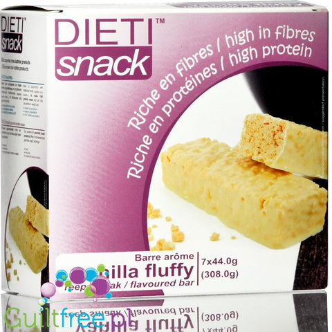 Dieti Snack Strawberry Crunch - baton niskowęglowodanowy  Truskawki, Maliny & Biała Czekolada