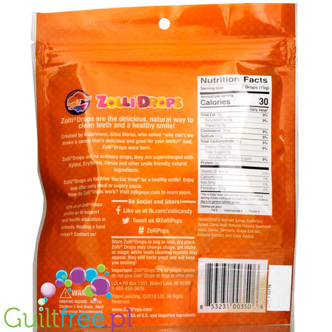 Zolli Pops Zolli Drops, Fruit Variety Pack