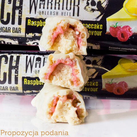 Warrior Crunch Raspberry Lemon Cheesecake