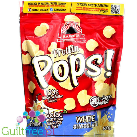 MAX Protein Pops Max White Chocolate 0,5kg