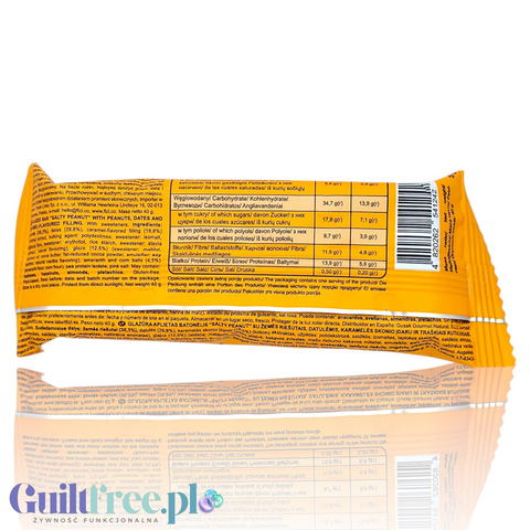 Fizi Guilty Pleasure Salty Peanut - baton w polewie z orzeszkami i nadzieniem o smaku słonego karmelu