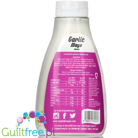 Skinny Food Zero Calorie Garlic Mayo