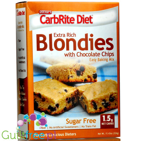 Universal Nutrition Doctor's CarbRite Diet Blondies Baking Mix with Chocolate Chips