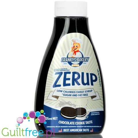 Zerup Franky's Bakery Chocolate Cookie sugar free, fat free syrup