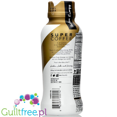 Kitu Super Coffee RTD, Vanilla, 12 fl oz 12 bottles