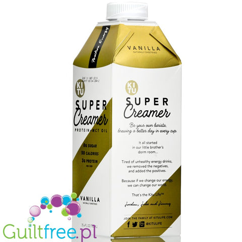 Kitu Keto Creamer, Vanilla 25.4 oz